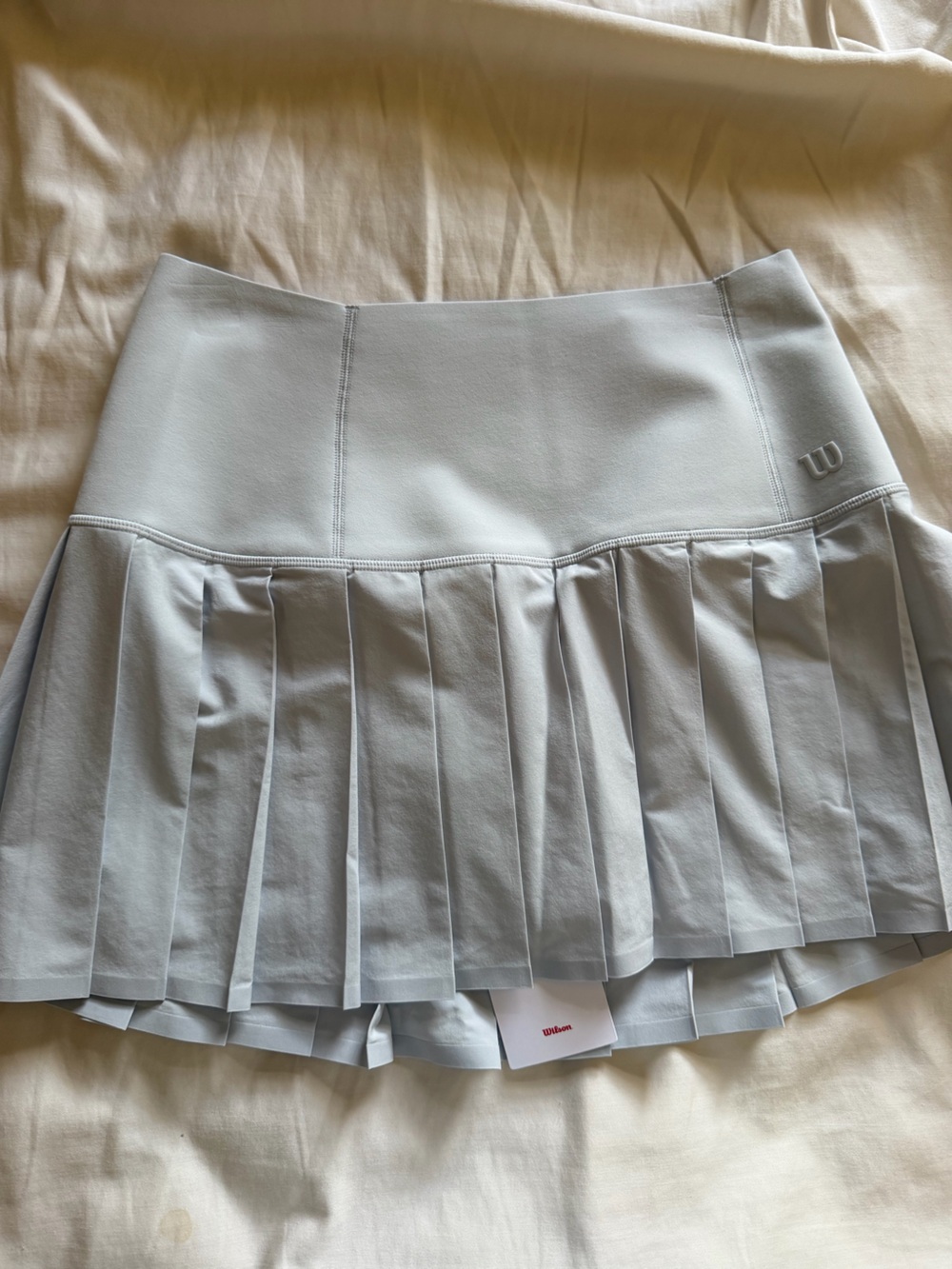 Wilson Light Blue Pleated Athletic Skort